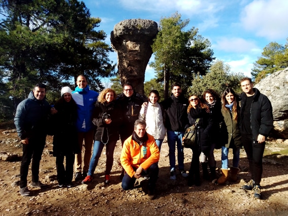 Jurgen en una visita a la Ciudad Encantada