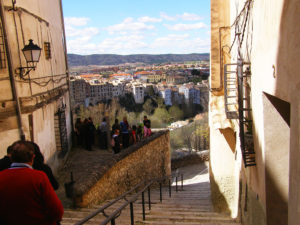 Barrio de San Miguel con grupo